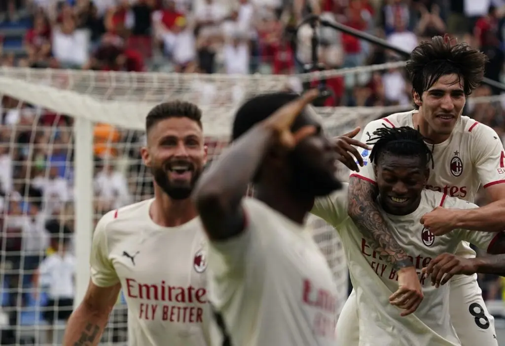 Giroud inspires AC Milan to first Serie A title in 11 years