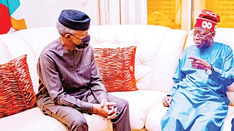 Tinubu pays surprise visit to Osinbajo