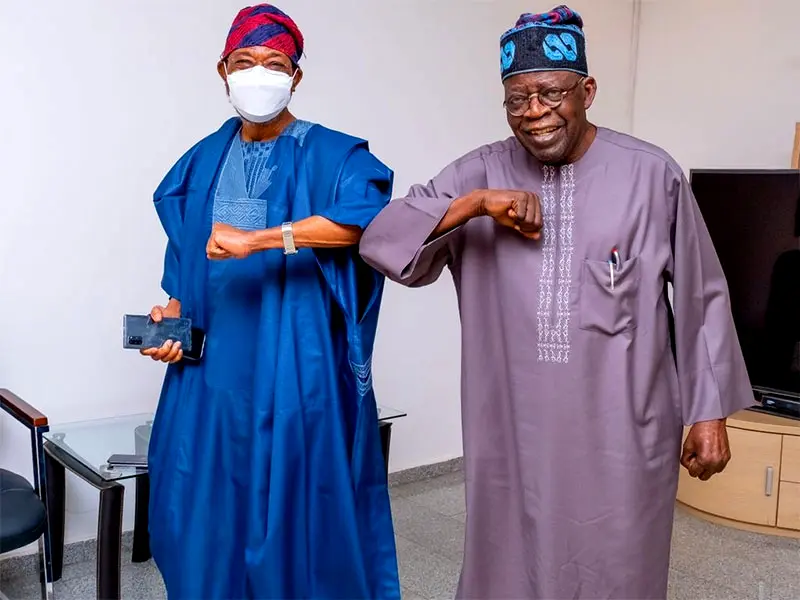 Ride on crest of momentum, lead us to victory, Aregbesola charges Tinubu