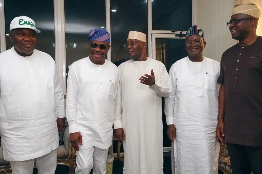 Atiku in closed-door meeting with PDP Governors