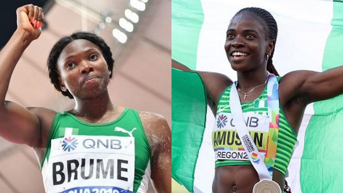 Amusan, Brume arrive Birmingham for 2022 commonwealth Games