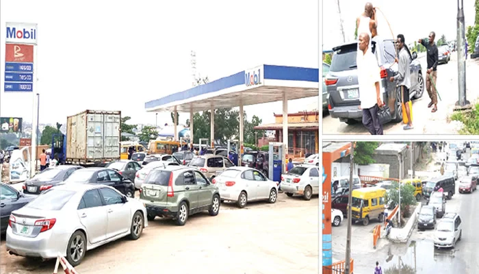 Fuel sells N250/litre in Abuja, Lagos, Niger and others with long queue