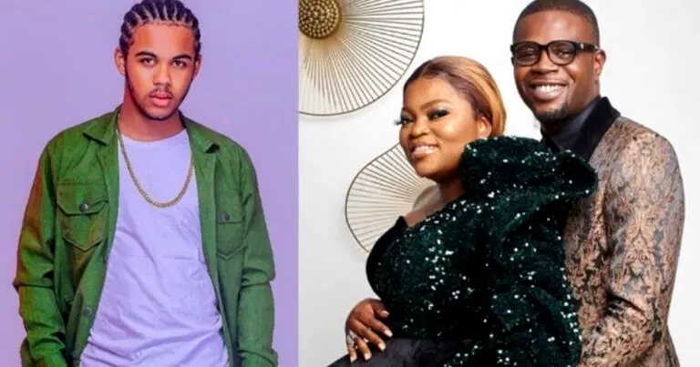 Funke Akindele’s stepson, Benito, reacts to father’s failed marriage with actress