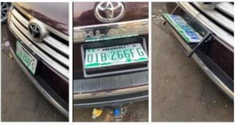 FRSC investigates rotational number plate in viral video