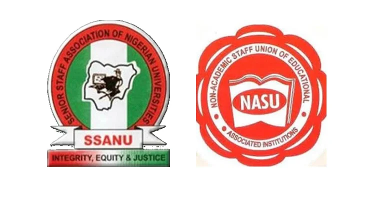 SSANU, NASU members protest strike suspension, pelt leaders