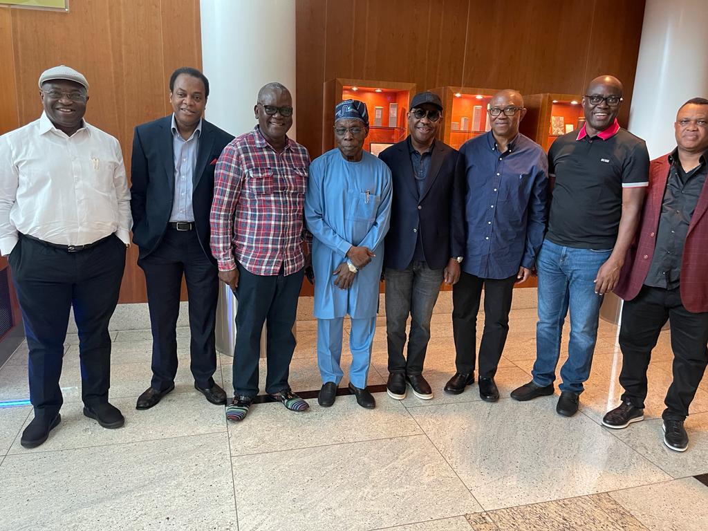 Obasanjo, Wike, Peter Obi three other Govs meet in London