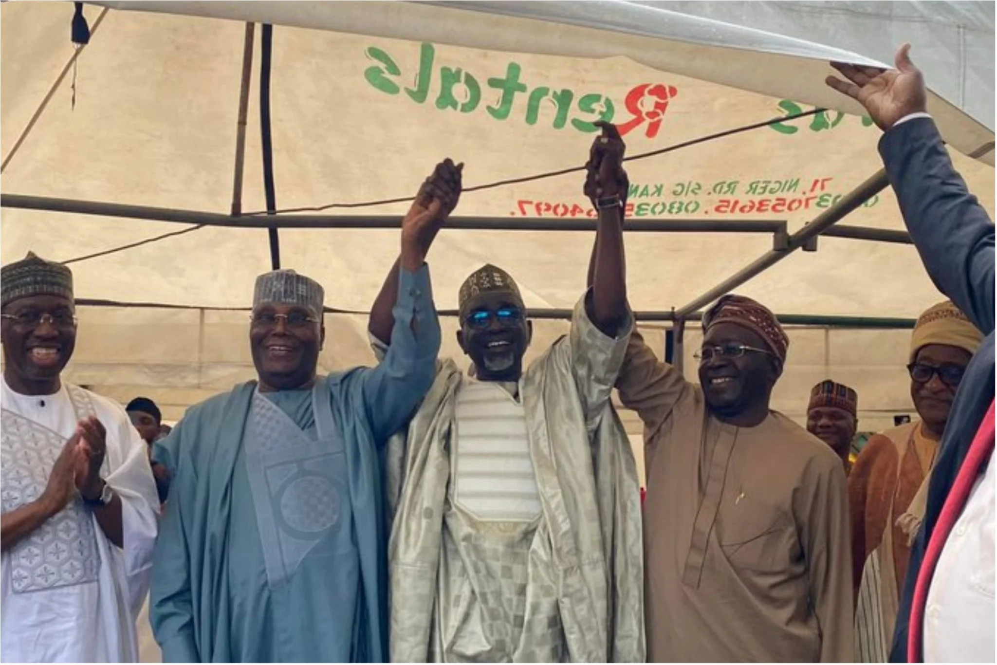 Ibrahim Shekarau officially defects to PDP in Kano, meets Atiku