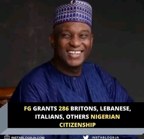 FG grants citizenship to 286 foreign Nationals