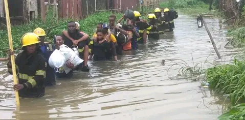 Victims rescued as Building sinks in Lagos