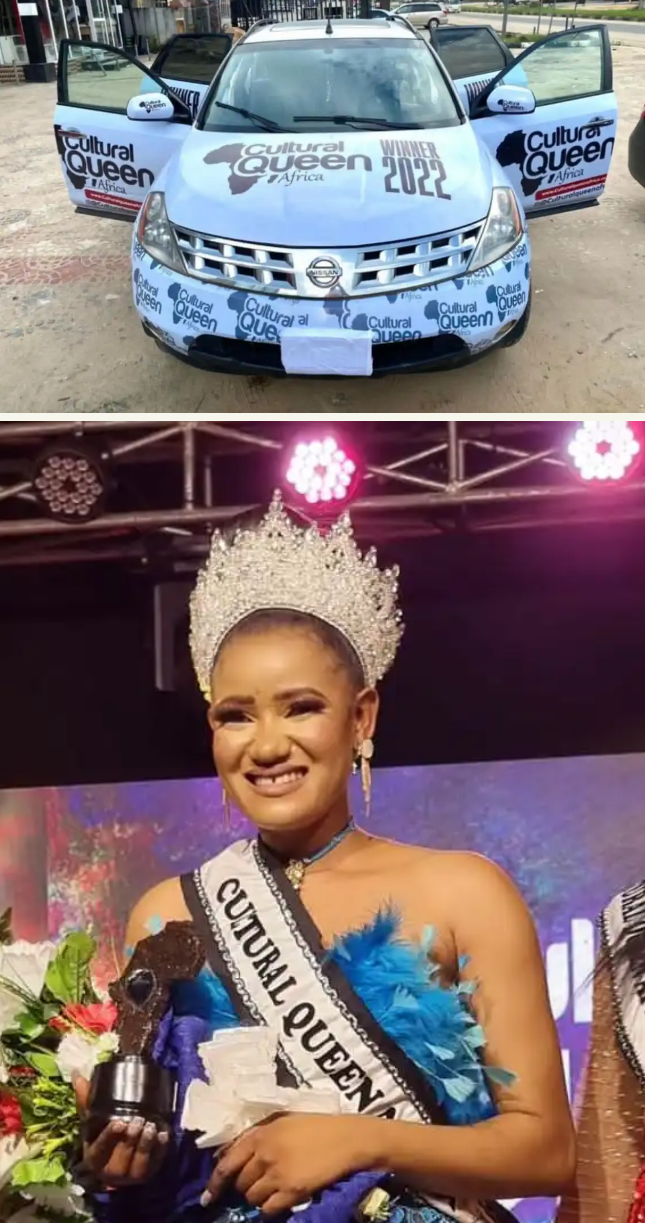 Daniel Precious Emerges Winner Of Cultural Queen Africa, Gets Exortic Car ( Pictures)