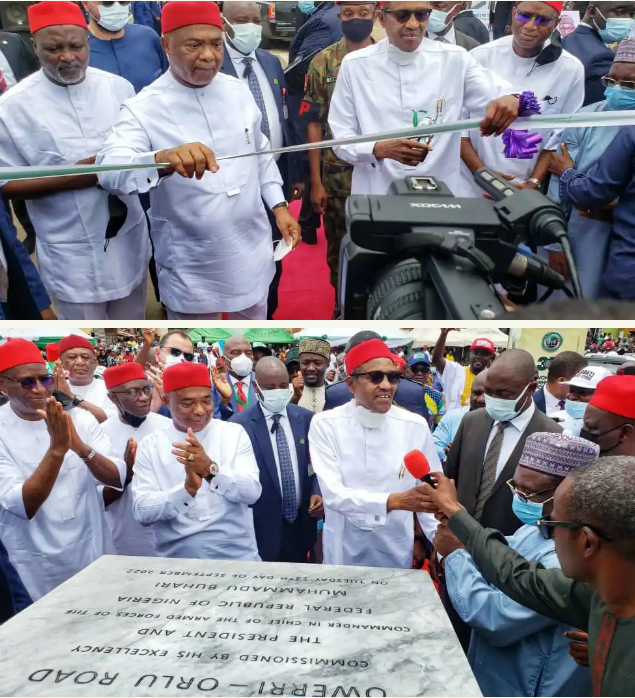 Buhari Commissions Orlu/Owerri Dual Carriage Road