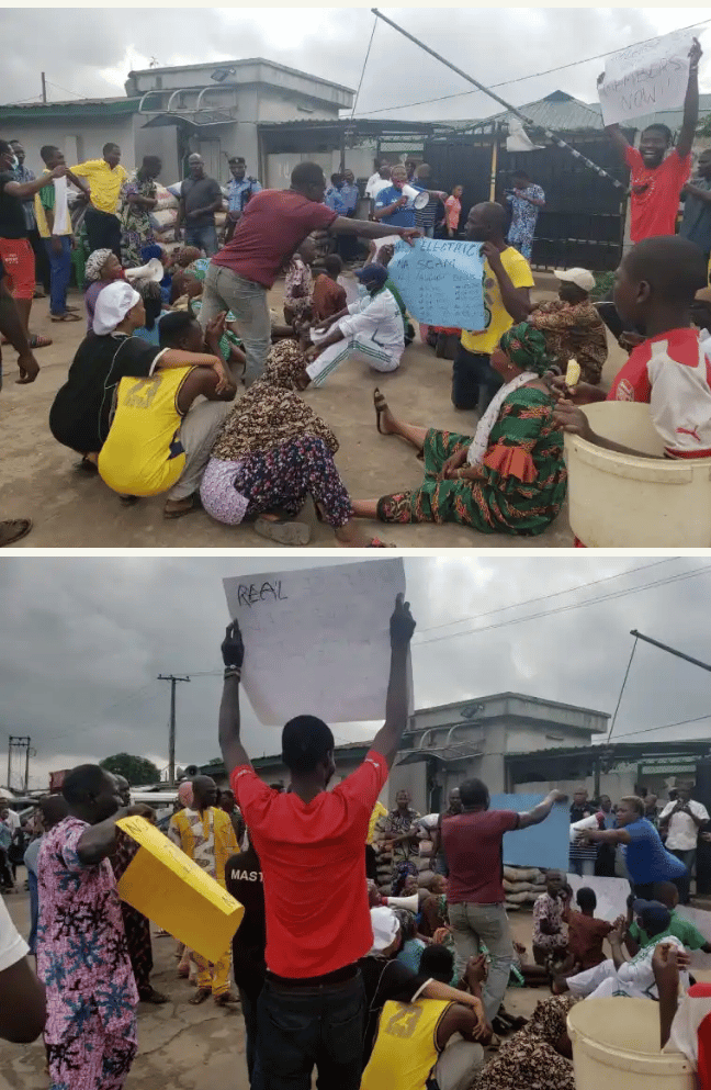 IKEDC: Lagos Residents Protest Estimated Billing, Arrest Of Comminity Members