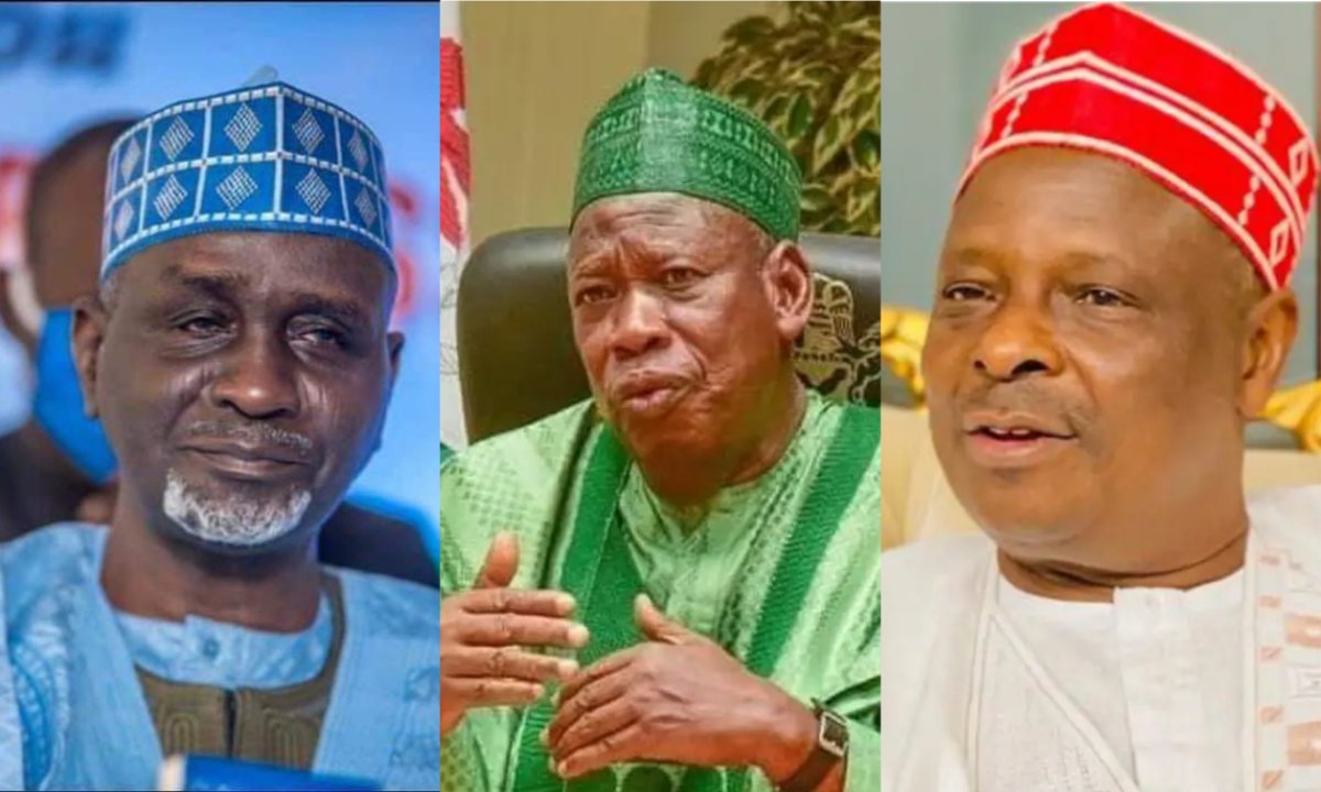 Ganduje, Kwankwaso, Shekarau scramble for Buhari’s Kano bulk votes