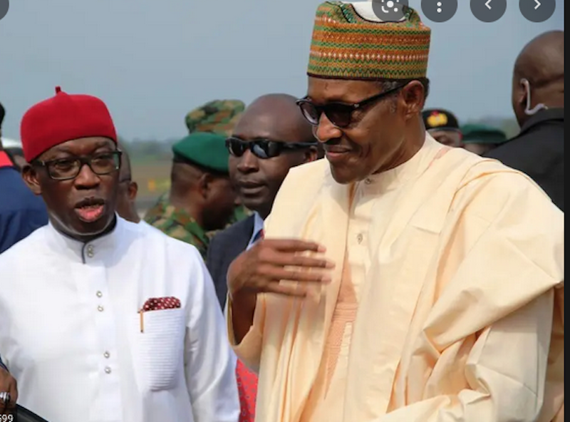 Buhari Confers CON on Okowa