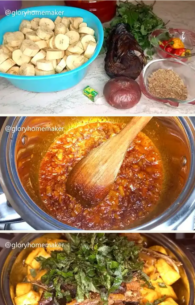 Checkout How To Make This Healthy And Delicious Half-Ripe Plantain Porridge (Video)