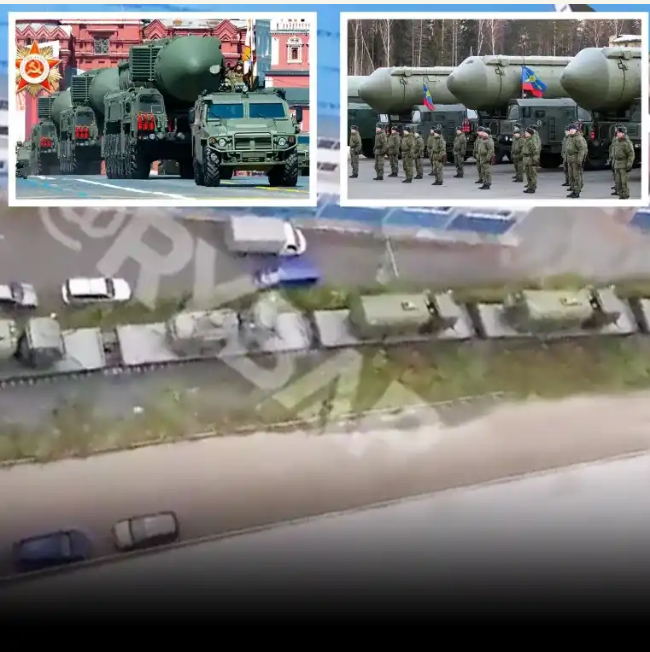 Convoy Transporting Equipment For Russia’s Nuclear Forces On The Move