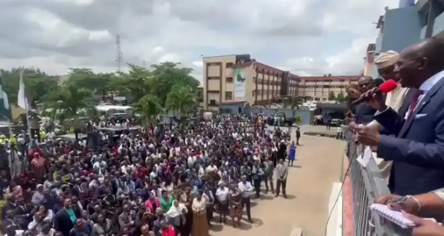 Sanwo-Olu Announces Salary Increment For Lagos Public Service (Video)