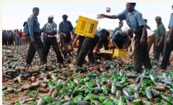 Islamic Police, Hisbah Impounds 5800 Bottles Of Beer In Kano State