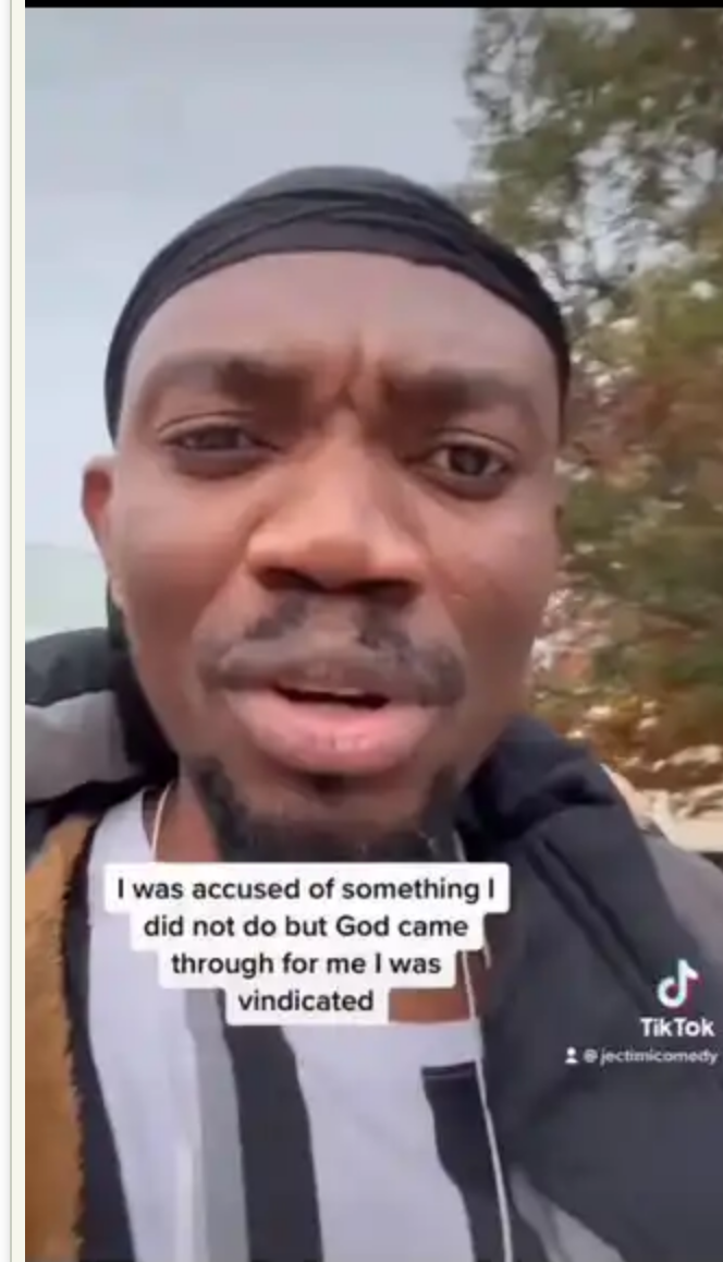 Man Narrates What Happened After He Was Wrongly Accused At A Bus Stop (Video)