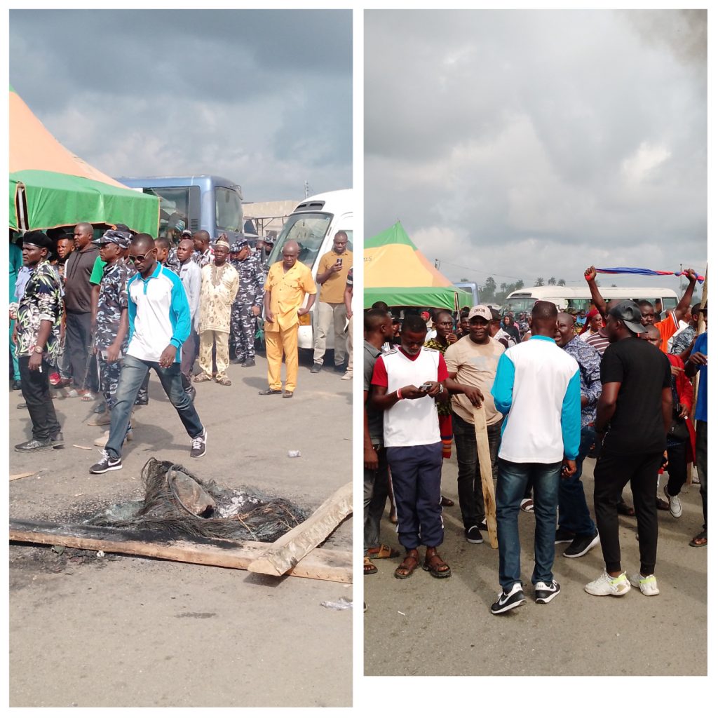 Ex-militants block East-West Road over removal from Amnesty list