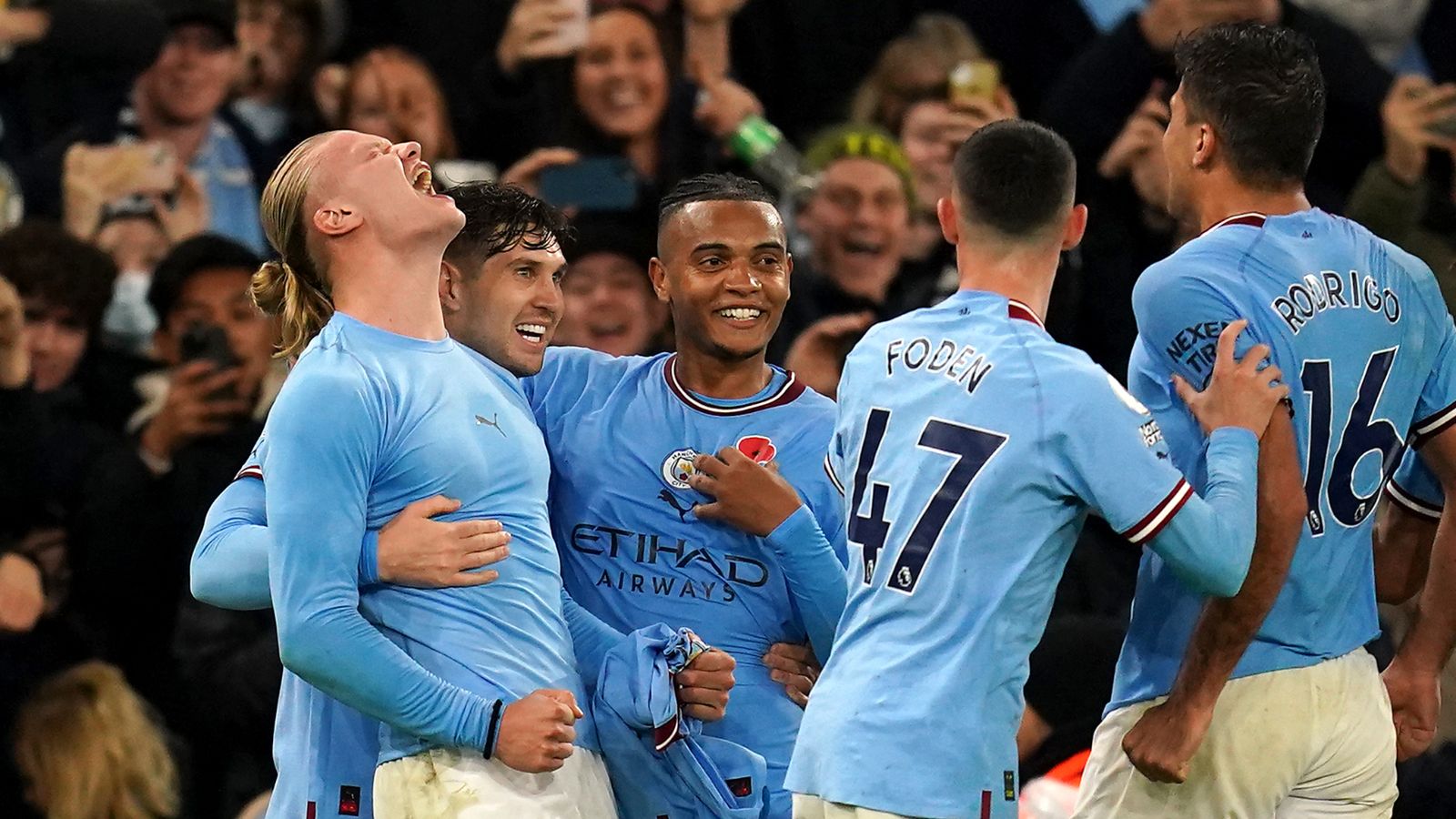 Man City 2-1 Fulham: Haaland saves Mancity with Stoppage time goal