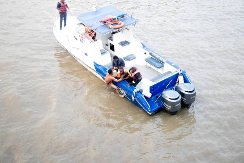 Lady jumps into Lagos lagoon after heated conversation with fiancé