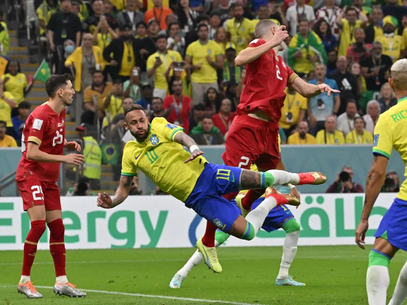 Neymar Suffers Injury In Brazil’s 2 – 0 Win Over Serbia In FIFA World Cup