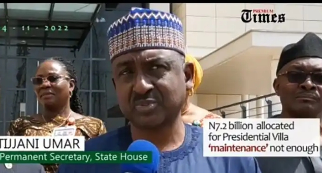 Budget Allocation For Presidential Villa Maintenance Not Enough- Tijjani Umar