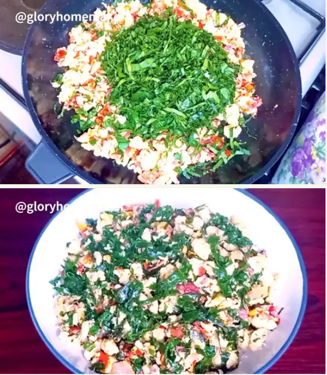 How To Prepare Healthy Vegetable Egg Sauce With Unripe Plantain (Video)