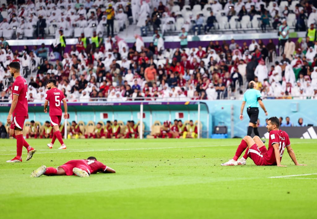 Hosts Qatar become first team to be knocked out of 2022 World Cup