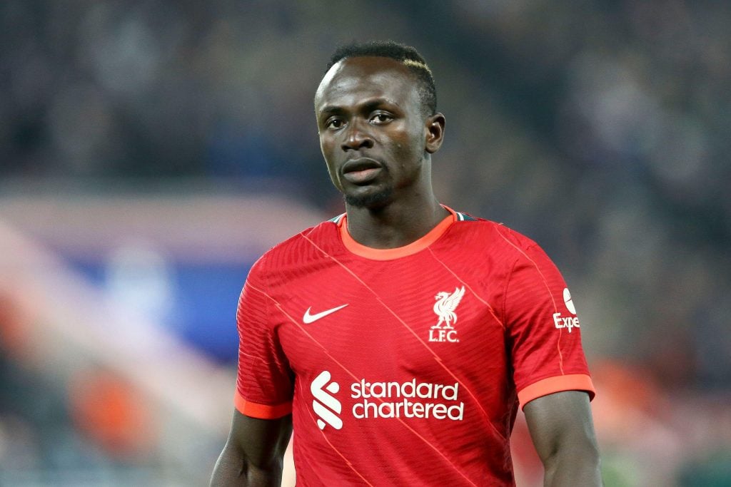 Sadio Mane reacts to Senegal’s 3-0 loss to England