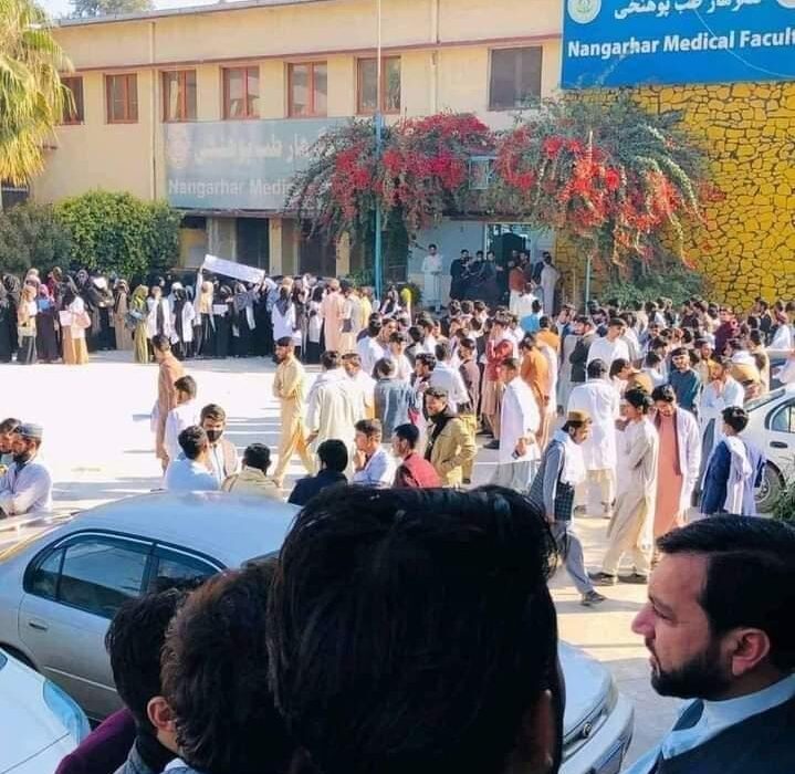 Male medical students boycott exams in protest over Taliban’s university ban on women