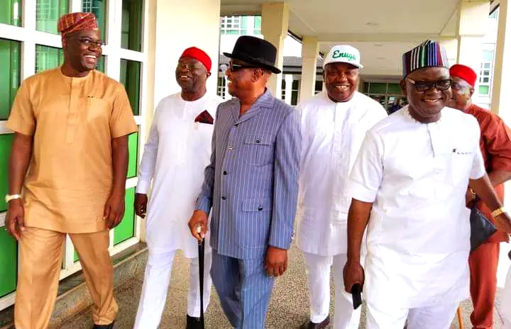 Apprehension mounts in PDP as G-5 governors meet in UK