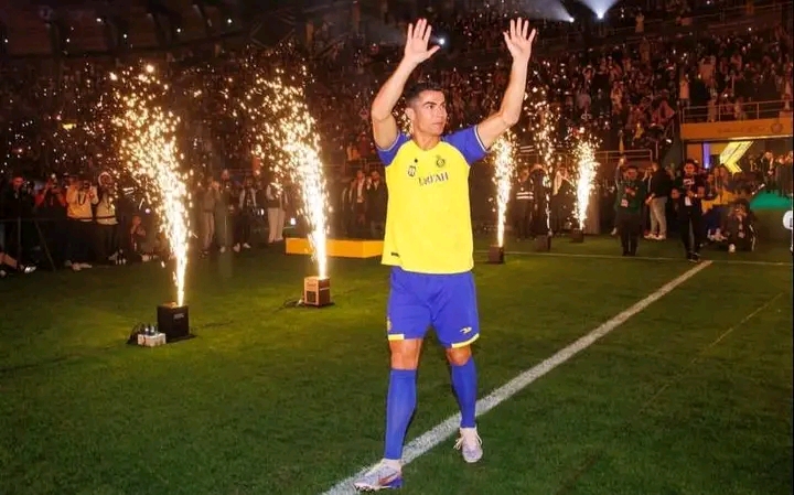 Ronaldo Unveiled As Al Nassr Player [photos]