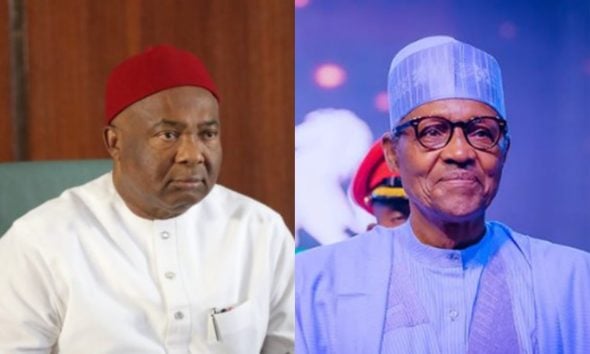 Imo State Governor meets Buhari over security challenges hours after attack on Ohakim