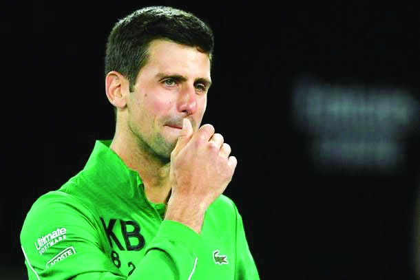 Australian Open: Fiery Djokovic, Nigerian-Born Mmoh blast into third round