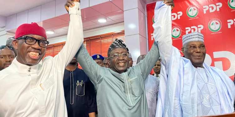 Coalition of political parties adopt Atiku, Okowa for presidency