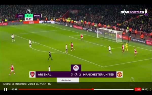 Arsenal 3-2 Man United