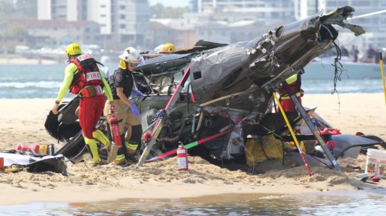 Two helicopters collide in Australia, killing four