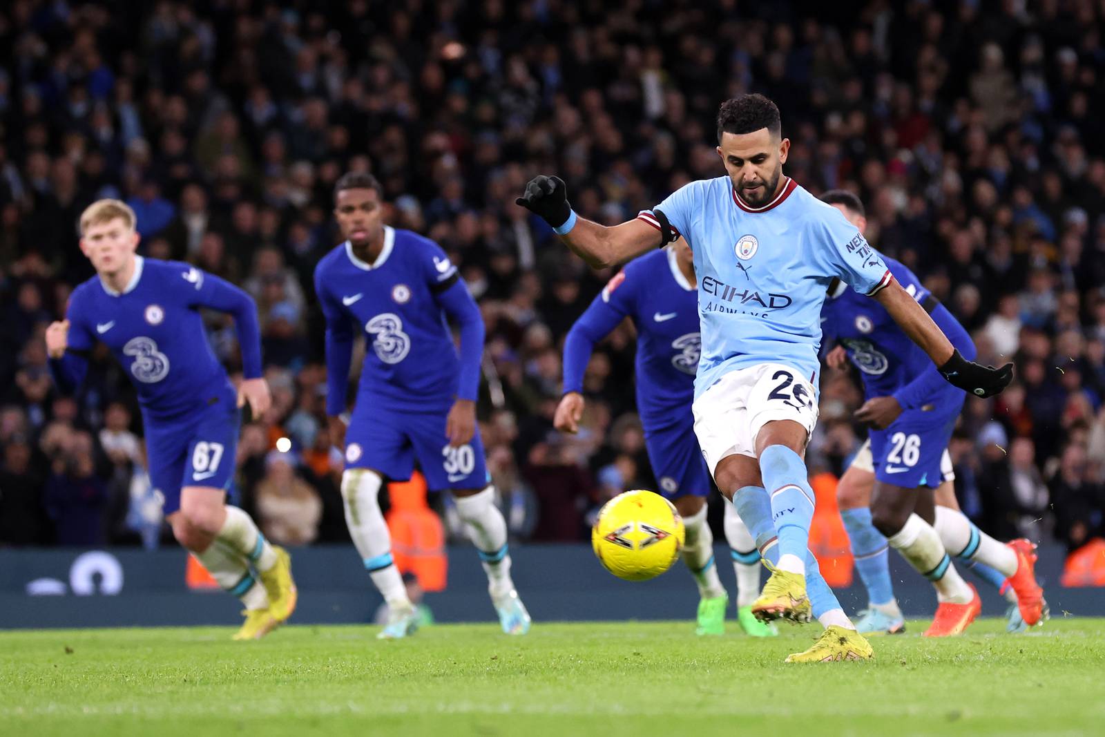 FA Cup: Mahrez at the double as Man City beat Chelsea 4 – 0