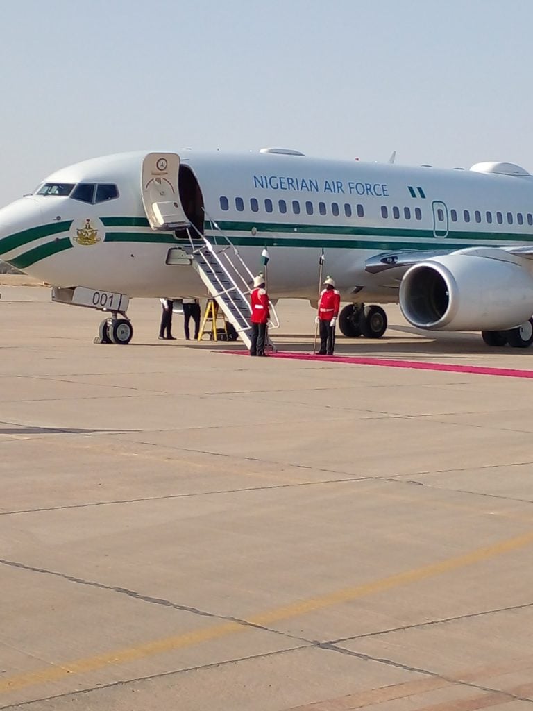 Buhari arrives Katsina ahead Saturday’s presidential elections