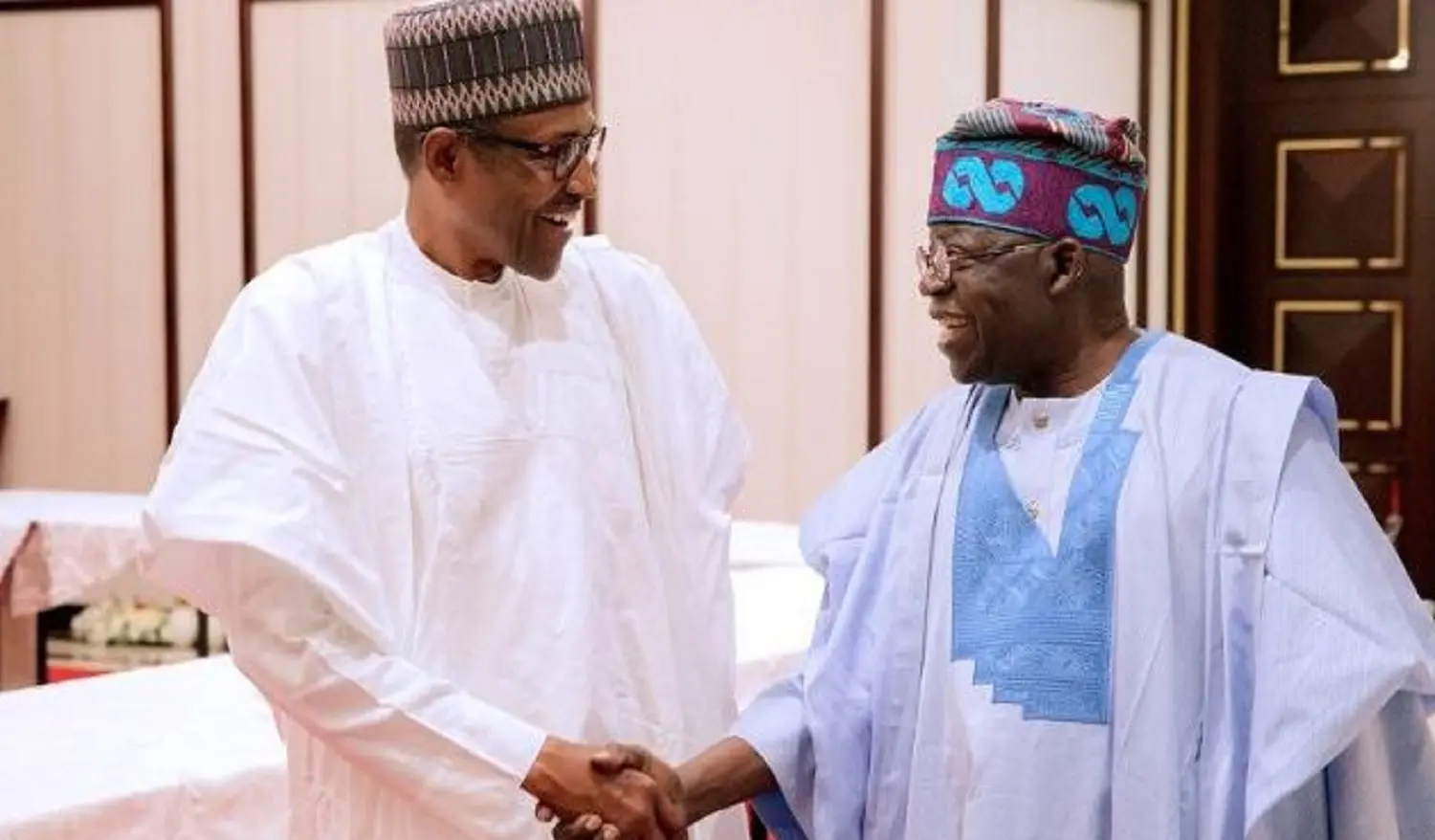 Tinubu meets Buhari in Aso Rock