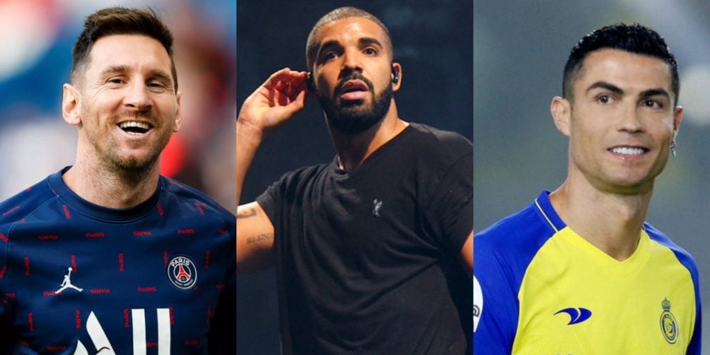 See who Drake picked as the ‘greatest of all time’ between Messi and Ronaldo