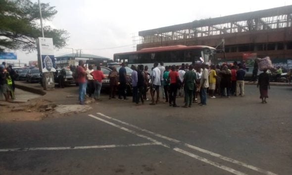 Another protest rocks Ibadan over scarcity of naira notes, petrol