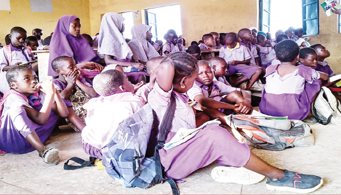 Overcrowded Abuja schools where pupils learn on bare floor