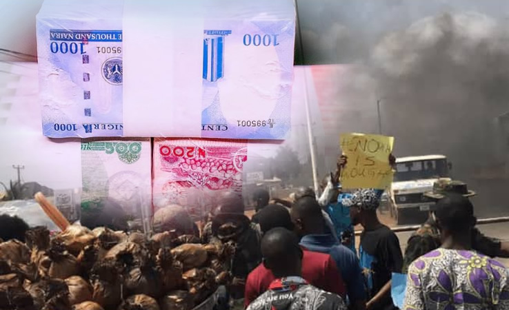 New naira chaos spreads