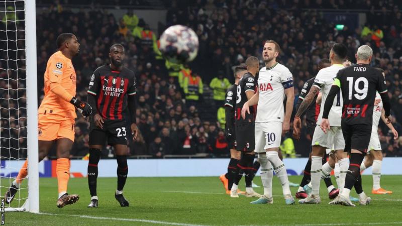 Tottenham out of Champions League after goalless draw with Milan