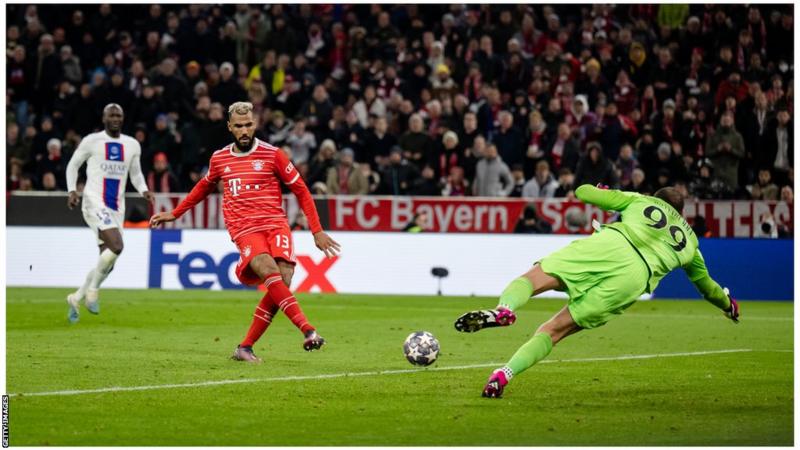 UCL: Bayern cruise past PSG to reach quarter-finals