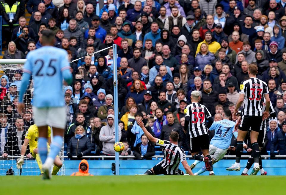 Man City 2 Newcastle United 0