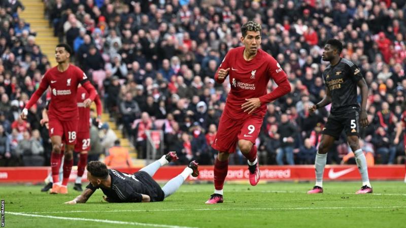 Robert Firmino scores late equaliser to hurt Gunners’ title bid [FT 2 – 2]